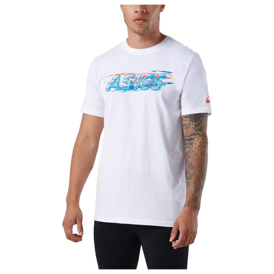 Asics Ανδρική κοντομάνικη μπλούζα Noosa Graphic Asics Ανδρική κοντομάνικη μπλούζα Noosa Graphic